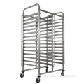 Quick Assemble Stainless Steel Bread Trolley